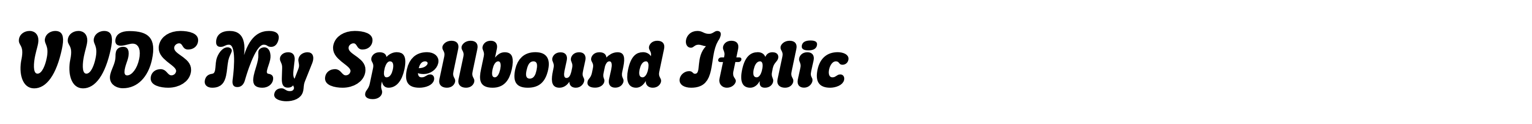VVDS My Spellbound Italic